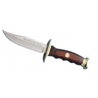 MUELA BW-10 BOWIE KNIFE WITH CORAL  PAKKAWOOD HANDLE