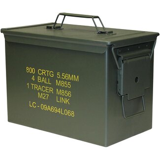 WORLD FAMOUS SALES .50 CAL AMMO BOX -LIKE NEW