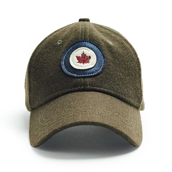 RED CANOE RCAF WOOL CAP-KHAKI