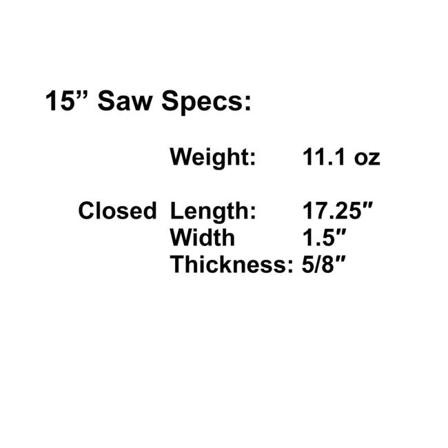 SVEN PRODUCTS SVEN FOLDING SAW 15"