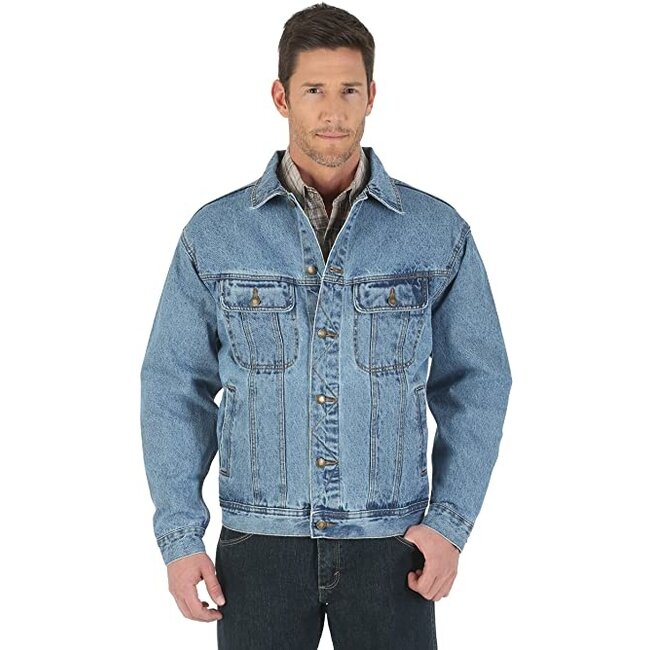 WRANGLER FLANNEL LINED DENIM JACKET