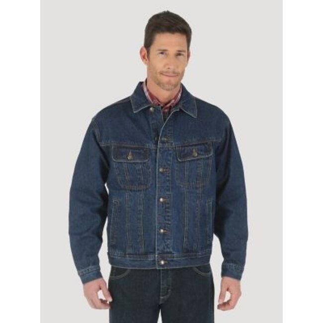 WRANGLER FLANNEL LINED DENIM JACKET