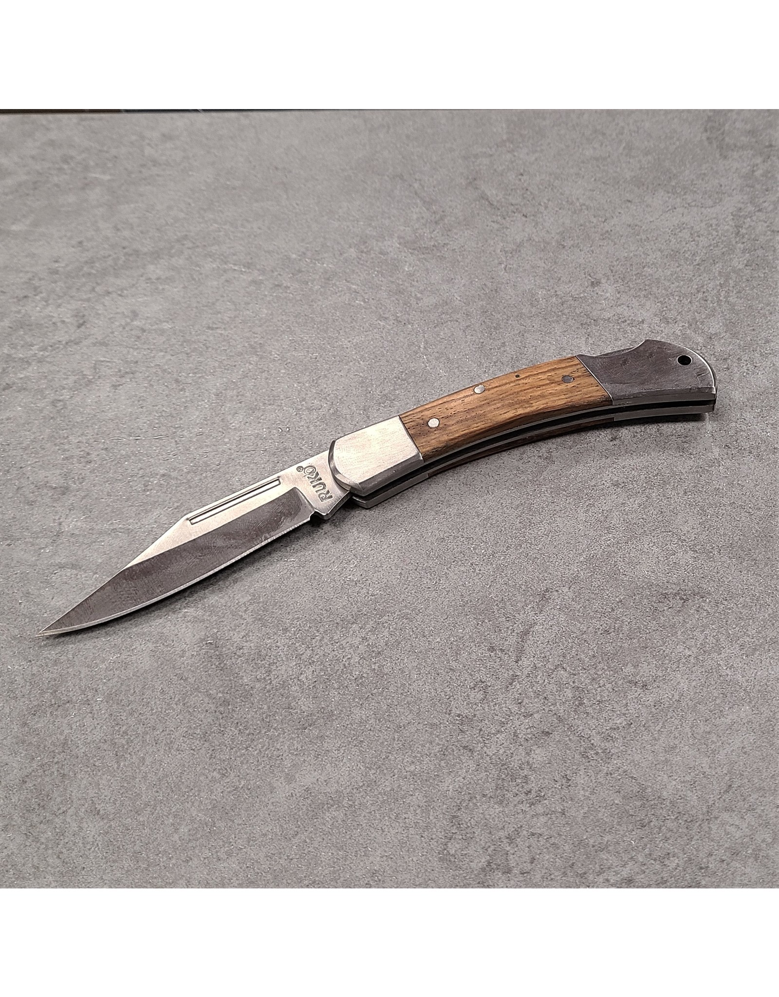 FOLDING KNIFE W/WOOD HANDLE NK813-40K - Smith Army Surplus