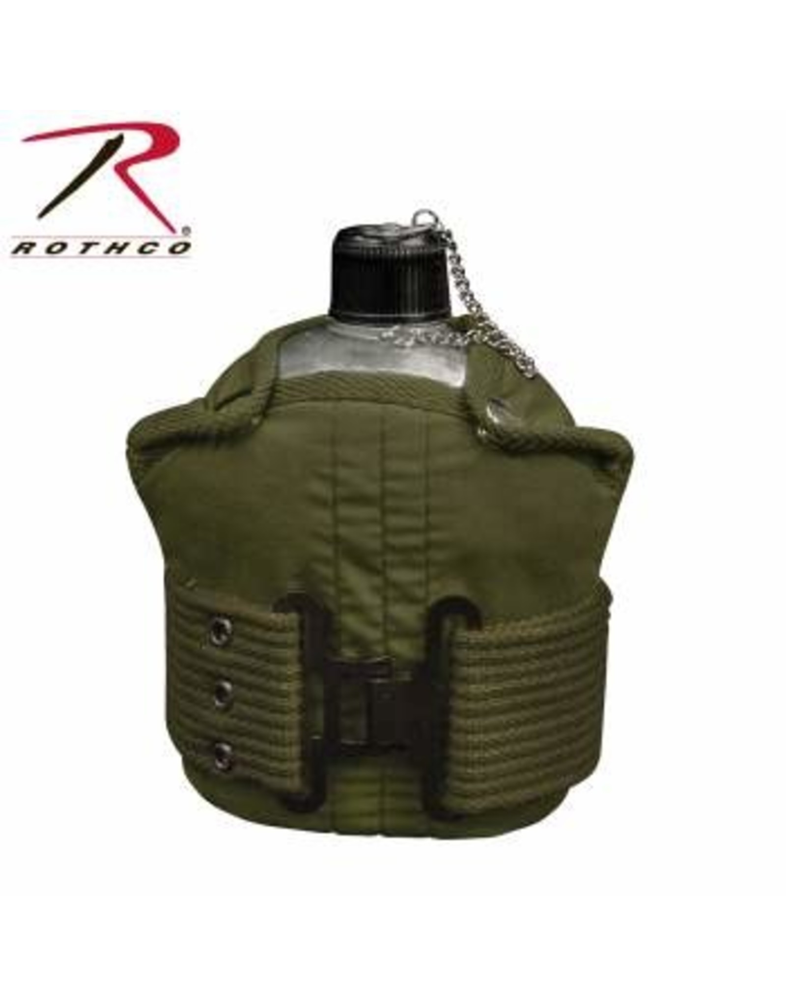 ROTHCO ALUMINIUM CANTEEN W/PISTOL BELT KIT