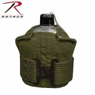 ROTHCO ALUMINIUM CANTEEN W/PISTOL BELT KIT