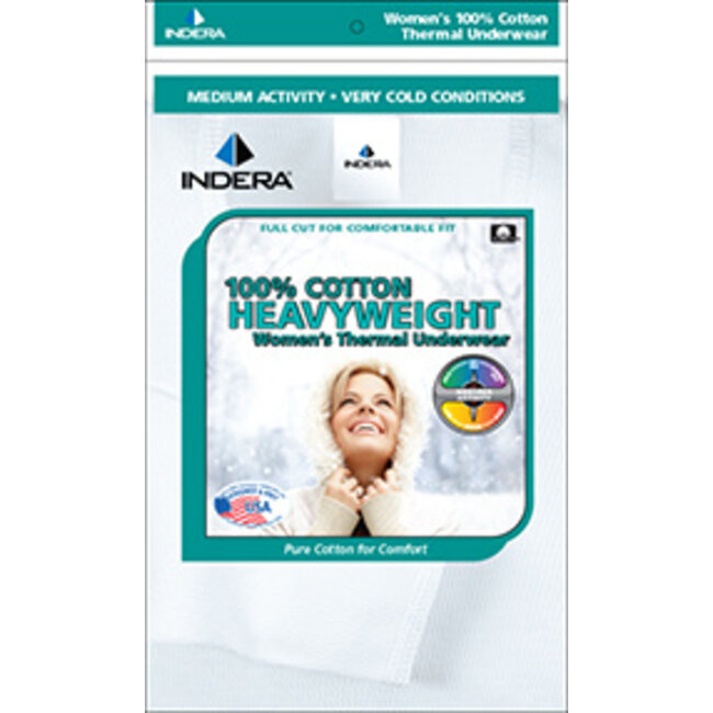 INDERA MILLS 100% COTTON HEAVYWEIGHT THERMAL TOP
