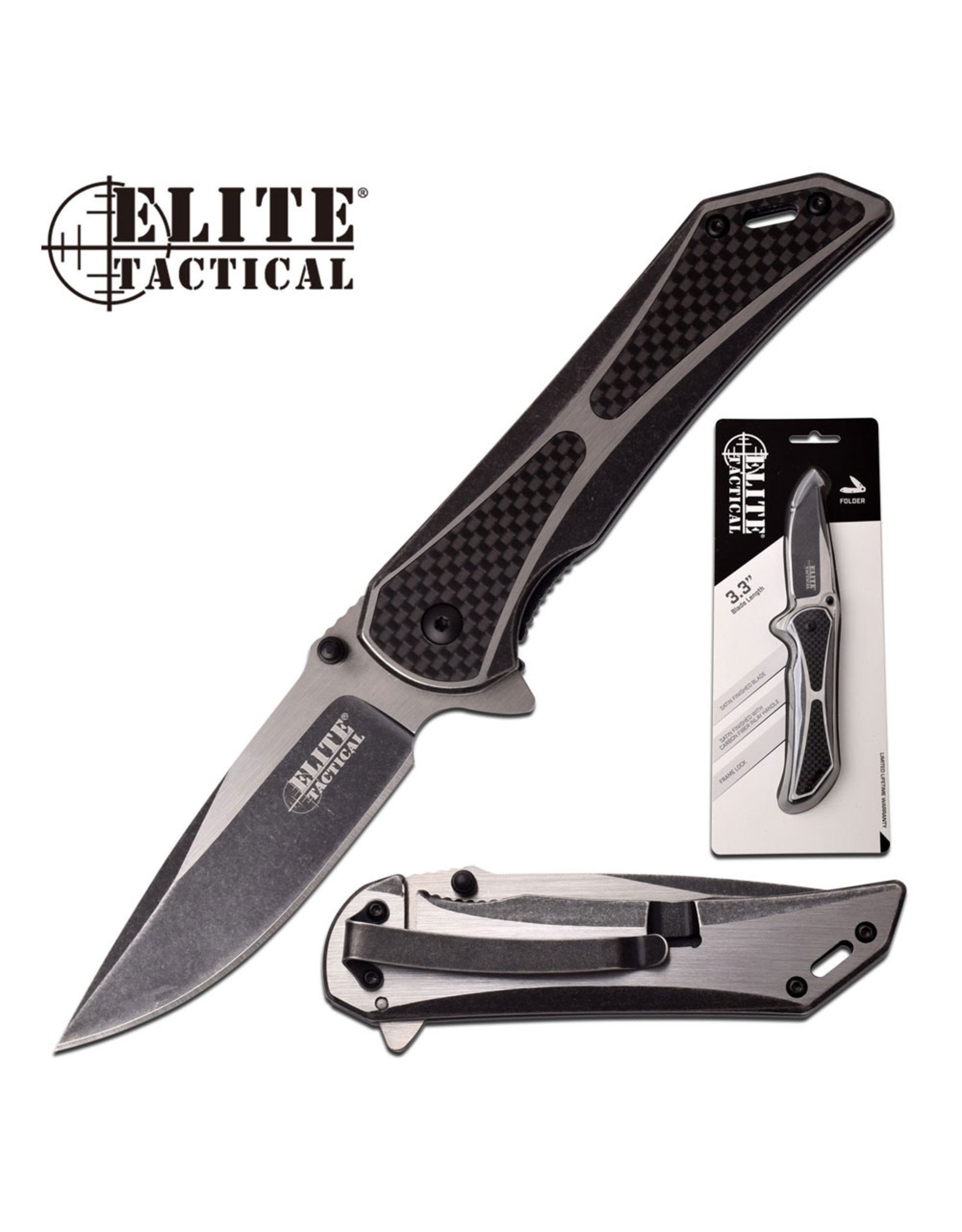 ELITE TACTICAL FOLDING KNIFE ET-1008