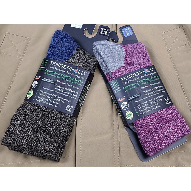 NORFOLK ALFIE EXTRA-WIDE CUSHIONED WOOL BAMBOO CREW SOCKS