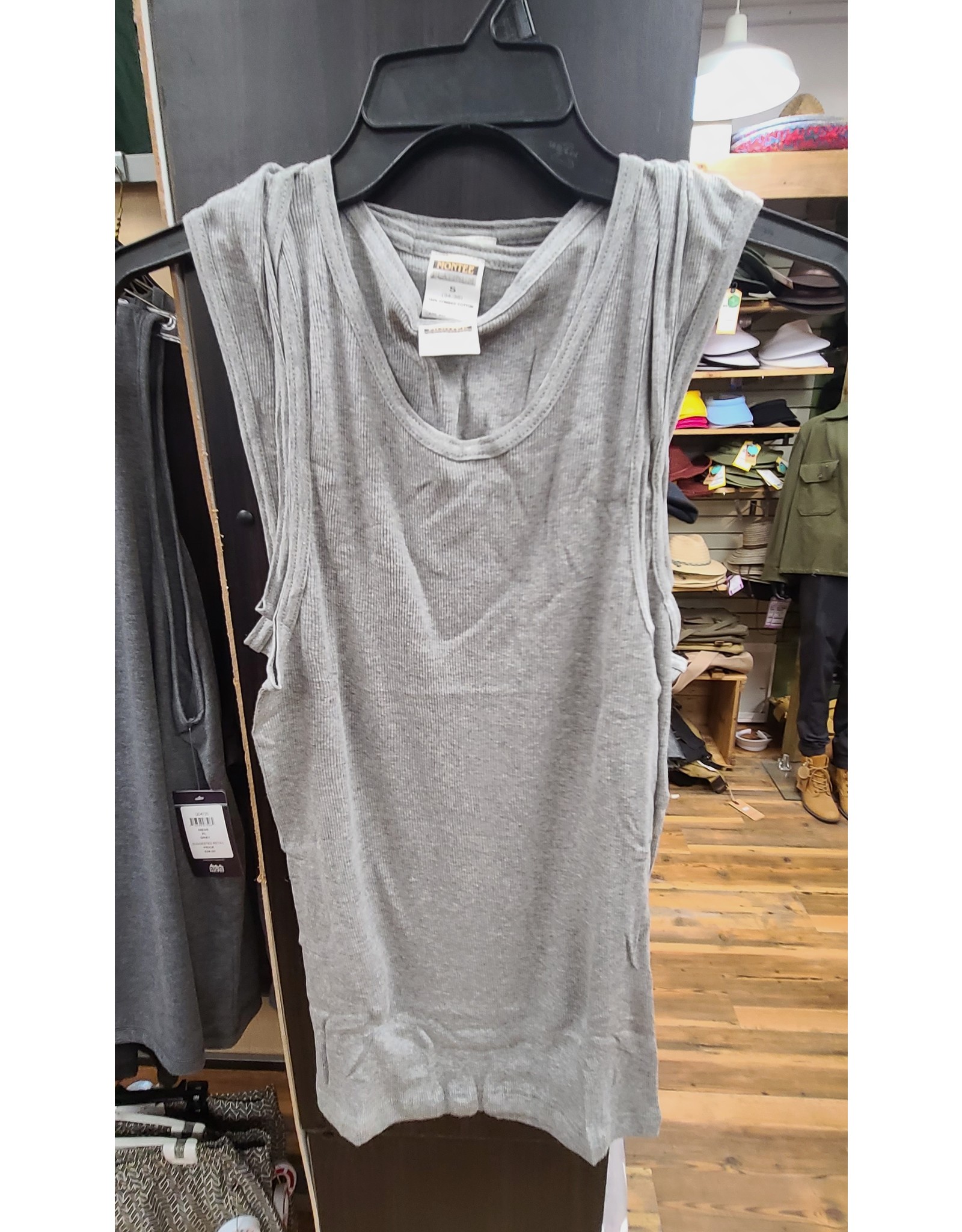 NORTH SYLVA 3PACK GREY MUSCLE SHIRT