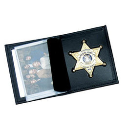 PERFECT FIT WALLETS BIFOLD BADGE WALLET WITH SINGLE ID  FITS CANADIAN MP BADGE