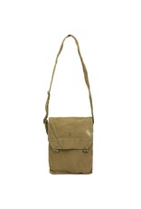 EUROPEAN SURPLUS BREAD BAG CANVAS USED - WOODEN TOGGLES