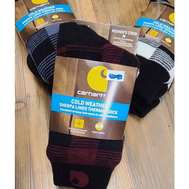 WORLD FAMOUS SALES MEN'S COLD WEATHER SHERPA LINED THERMAL SOCK