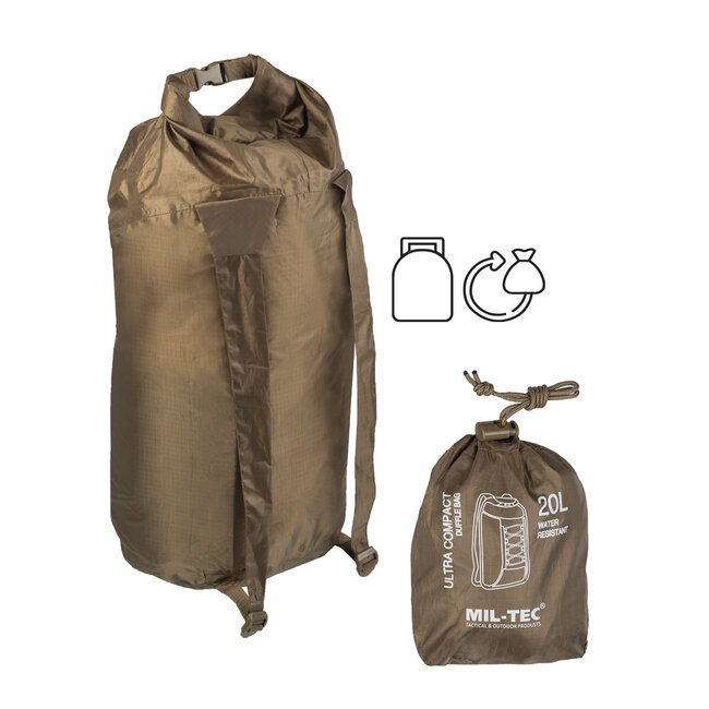 MIL-TEC OD 20L ULTRA COMPACT DUFFLE BAG