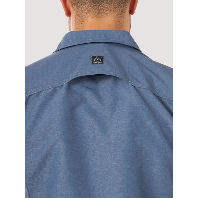 WRANGLER MIXED MATERIAL UTILITY SHIRT