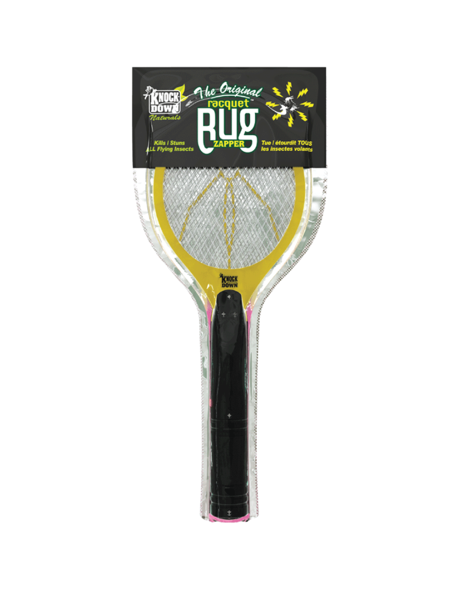 KNOCK DOWN BUG ZAPPER RACQUET