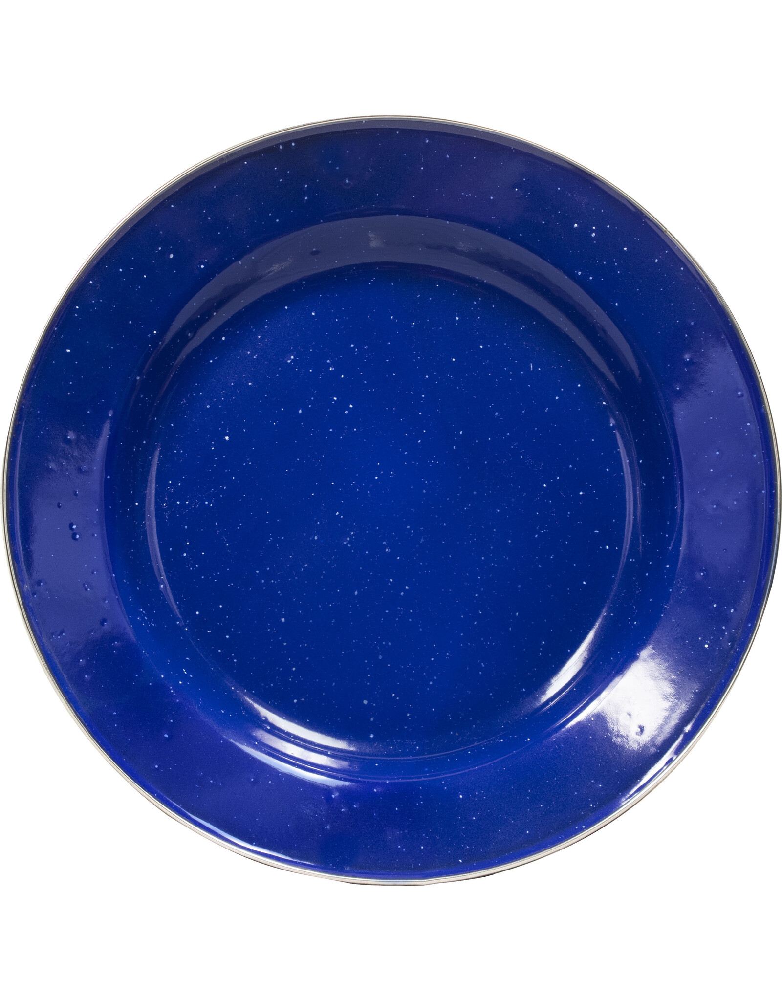 WORLD FAMOUS SALES ENAMEL RIMMED DINNER PLATE