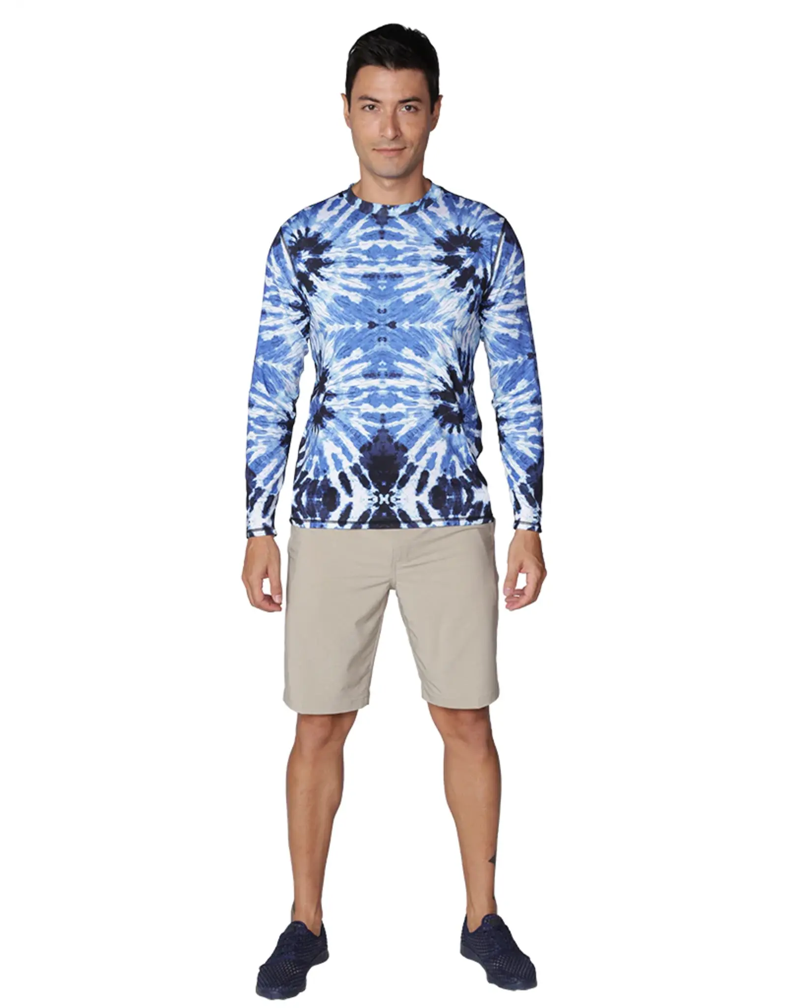 MEN'S PRINTED LS HOODED SUN SHIRT - Smith Army Surplus