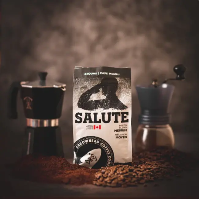 ARROWHEAD COFFEE COMPANY SALUTE MIXED BLEND MEDIUM COFFEE (340g)