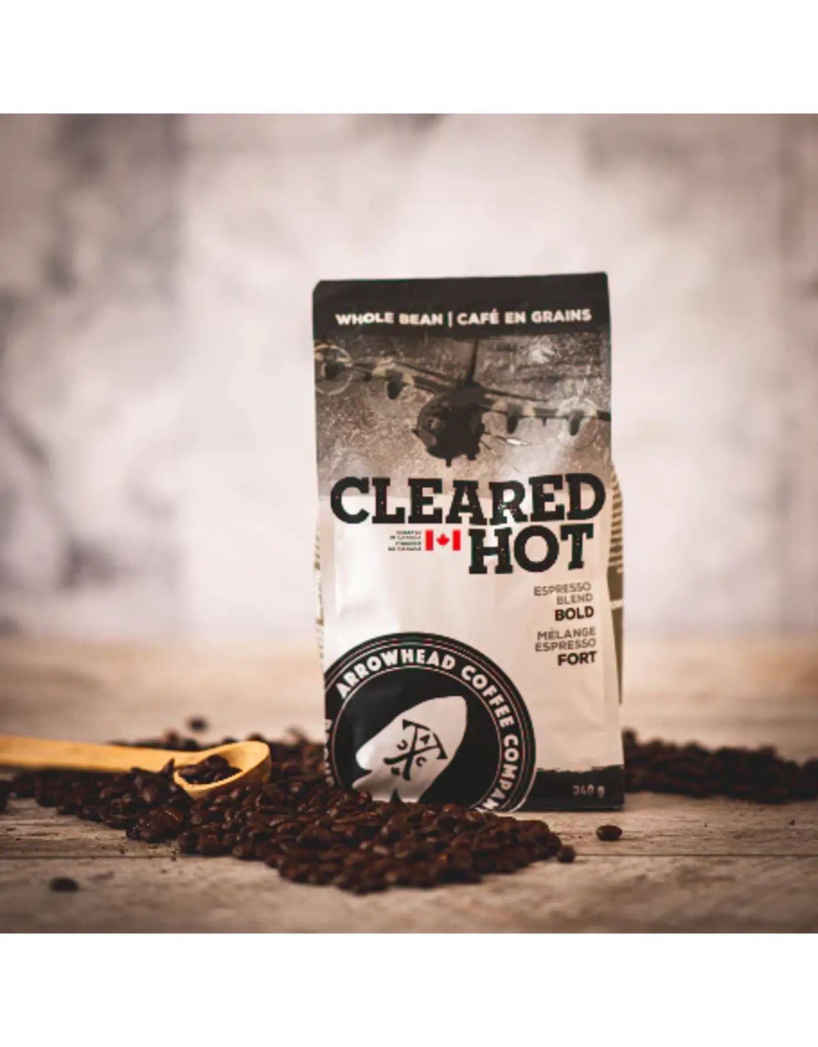 ARROWHEAD COFFEE COMPANY CLEARED HOT ESPRESSO BLEND BOLD COFFEE (340g)