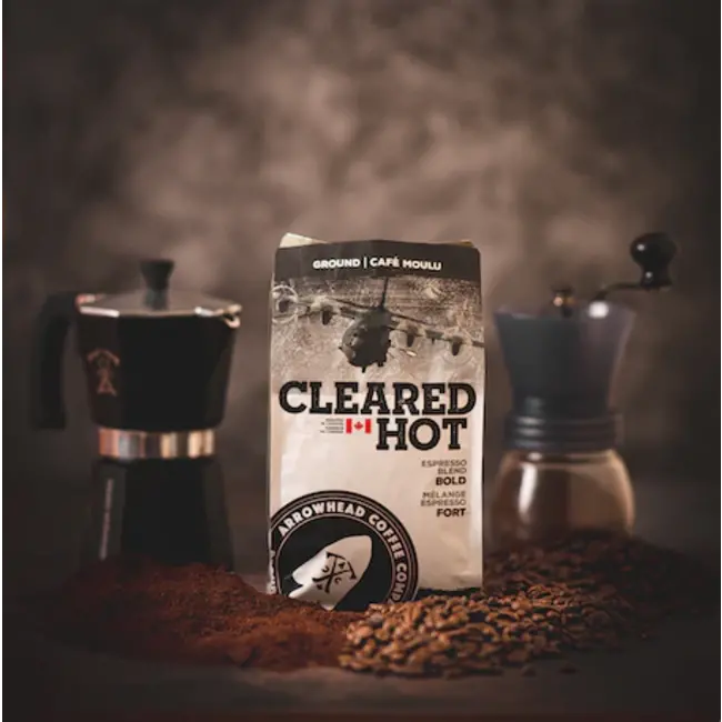 ARROWHEAD COFFEE COMPANY CLEARED HOT ESPRESSO BLEND BOLD COFFEE (340g)
