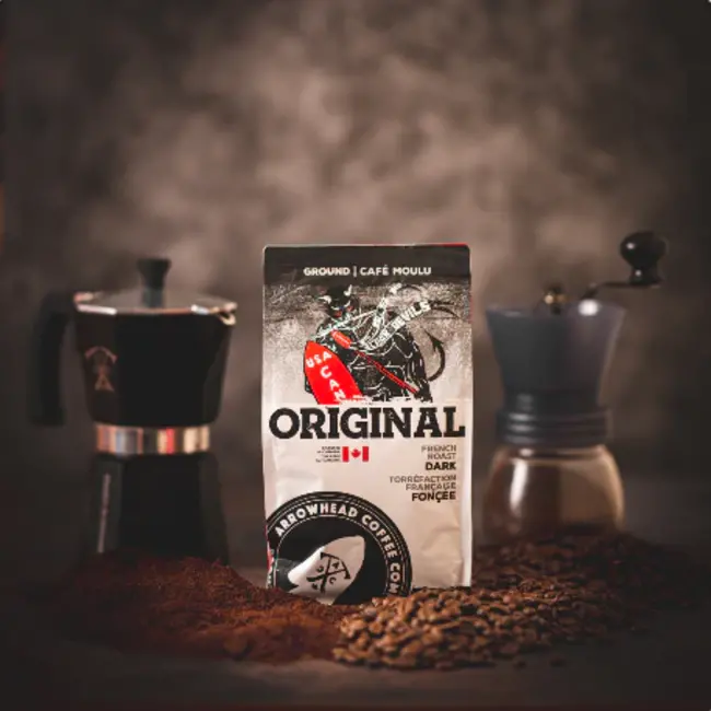 ARROWHEAD COFFEE COMPANY ORIGINAL FRENCH ROAST DARK COFFEE (340g)