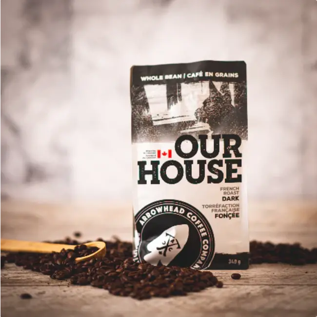 ARROWHEAD COFFEE COMPANY OUR HOUSE FRENCHROAST DARK COFFEE (340g)