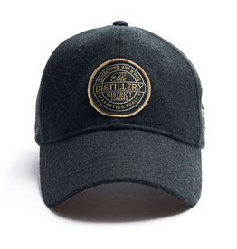 RED CANOE DISTILLERY WOOL BLEND CAP - CHARCOAL