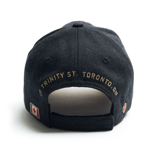 RED CANOE DISTILLERY WOOL BLEND CAP - CHARCOAL