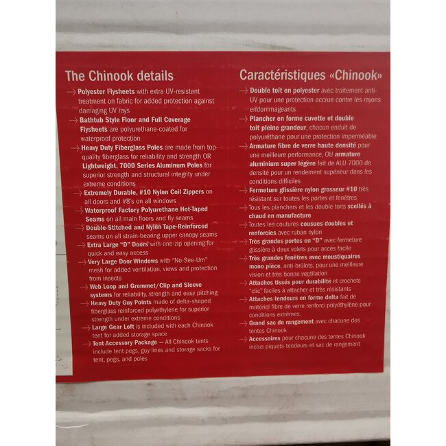 CHINOOK TECHNICAL OUTDOOR SANTA ANA 5-PERSON TENT