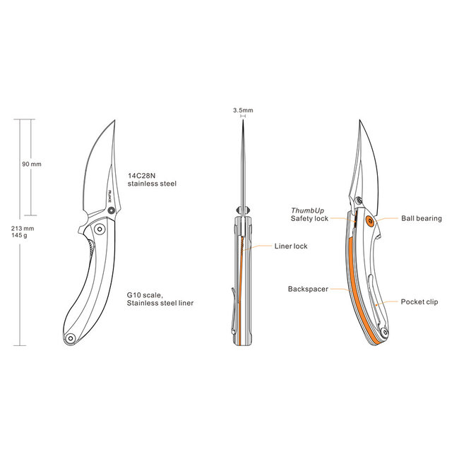 RUIKE KNIVES P155 FOLDING KNIFE