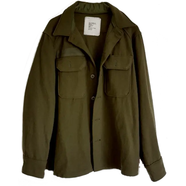 CANADIAN SURPLUS VINTAGE CANADIAN WOOL SHIRT (#2 CONDITION)