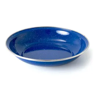 GSI OUTDOORS CEREAL BOWL STAINLESS RIM - BLUE