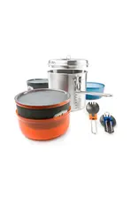 GSI OUTDOORS GLACIER STAINLESS DUALIST COOKSET