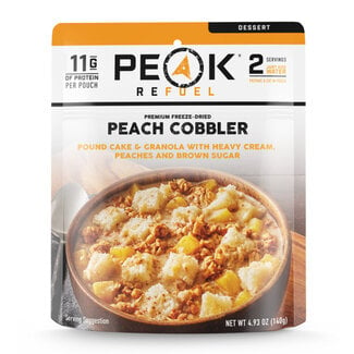 PEAK REFUEL PEACH COBBLER