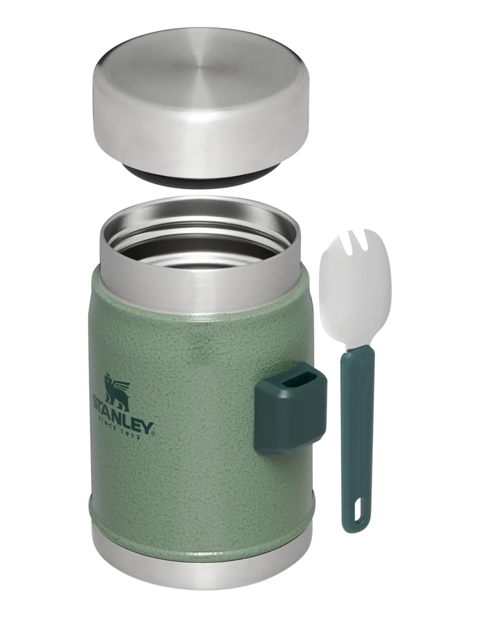 STANLEY THE LEGENDARY CLASSIC FOOD JAR 14OZ/0.4L - HAMMERED GREEN