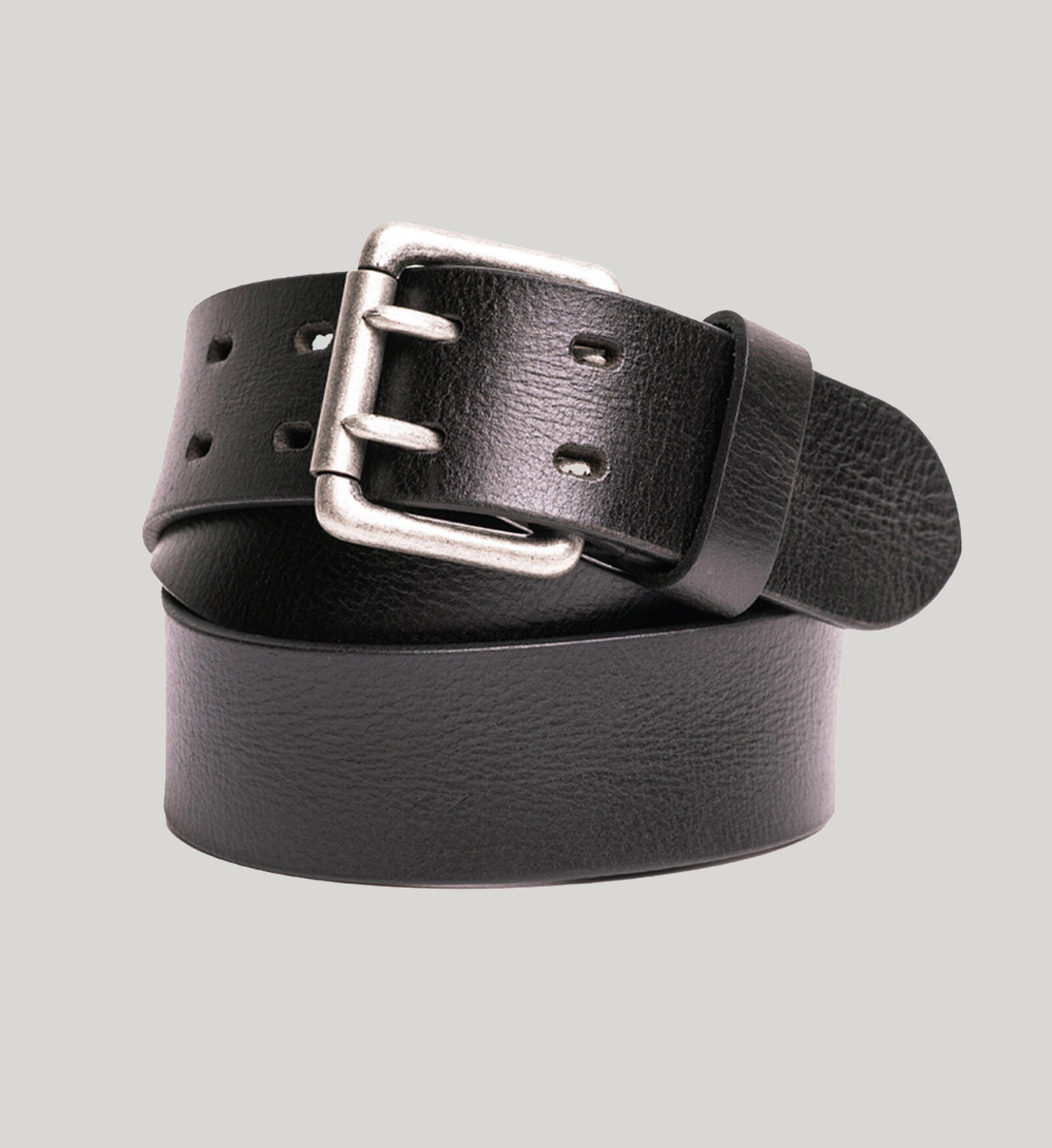 DOUBLE PRONG LEATHER BELT - Smith Army Surplus