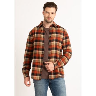 SILVER JEANS CO PLAID FLANNEL SHIRT