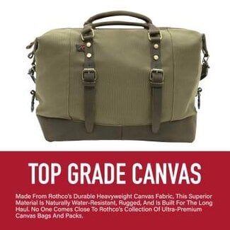 ROTHCO VINTAGE CANVAS CARRY-ON TRAVEL BAG