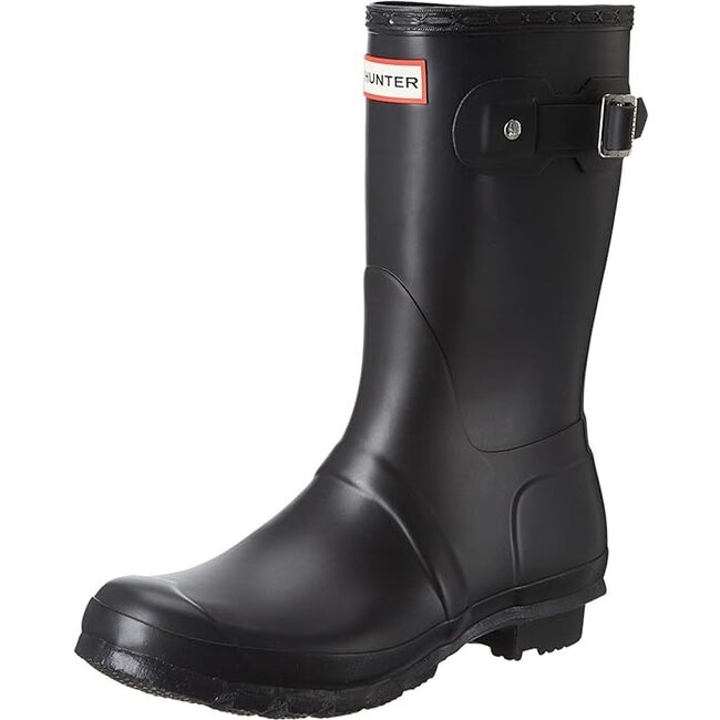 HUNTER WOMEN'S ORIGINAL SHORT BOOT - BLACK