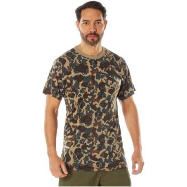 ROTHCO MOISTURE WICKING T-SHIRT - FRED BEAR CAMO