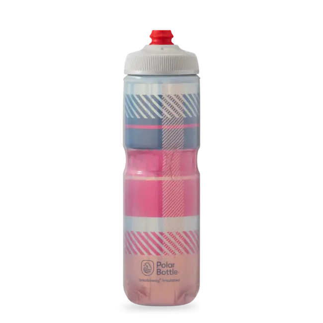 POLAR BOTTLE INSULATED SQUEEZE BOTTLE - TARTAN BONFIRE