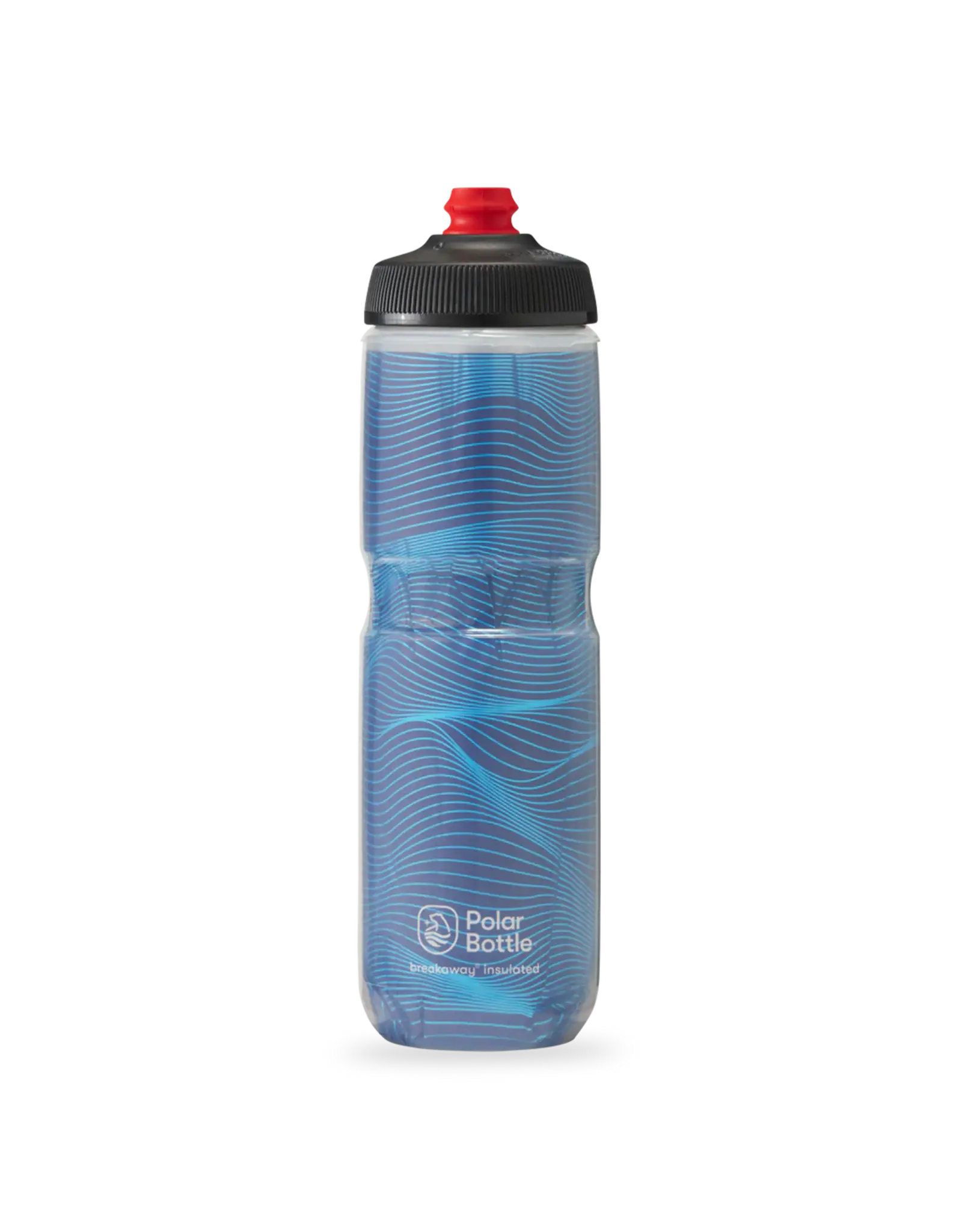 POLAR BOTTLE INSULATED SQUEEZE BOTTLE - JERSEY KNIT BLUE