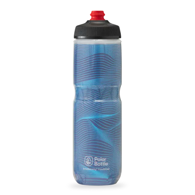 POLAR BOTTLE INSULATED SQUEEZE BOTTLE - JERSEY KNIT BLUE