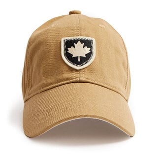 RED CANOE CANADIAN SHEILD CAP - TAN