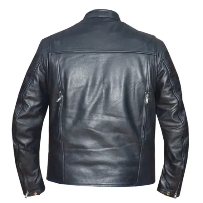 UNIK INTERNATIONAL MENS COWHIDE LEATHER JACKET 6045.CW