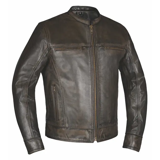 UNIK INTERNATIONAL MEN'S LEATHER JACKET 6946.2BR