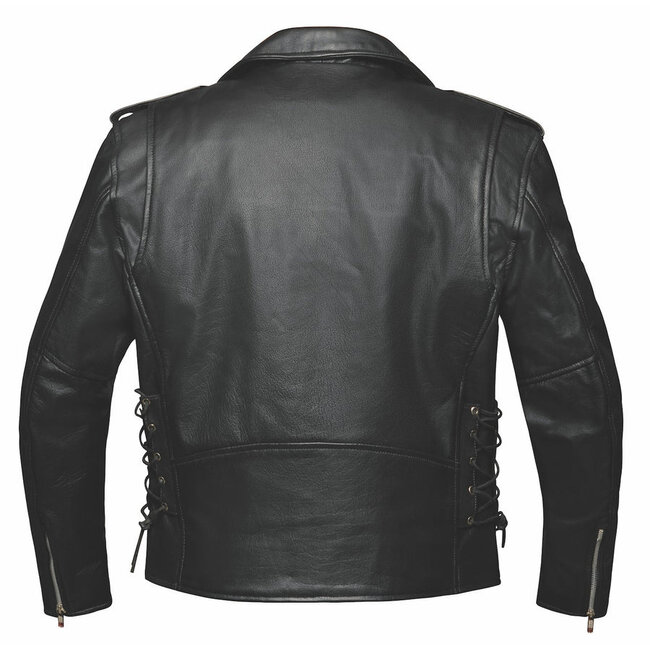 UNIK INTERNATIONAL MENS TRADITIONAL LEATHER JACKET