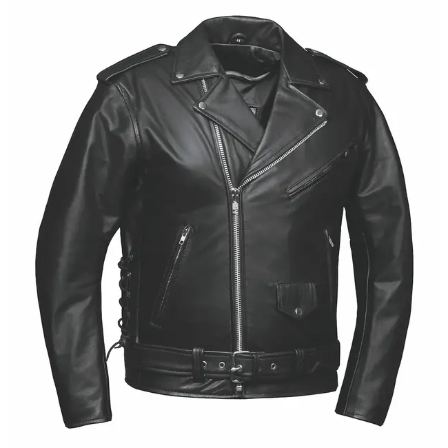 UNIK INTERNATIONAL MENS TRADITIONAL LEATHER JACKET