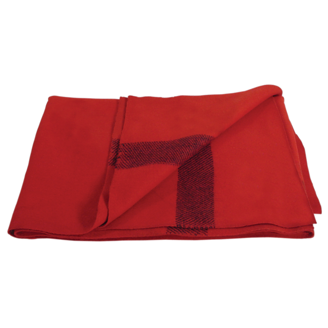 Red wool blanket discount