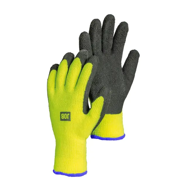 HESTRA ASPER HI-VIZ YELLOW WINTER WORK GLOVES